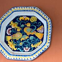 Piatto ceramica B. Toneatto Bologna dipinto a mano