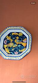 Piatto ceramica B. Toneatto Bologna dipinto a mano