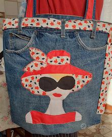 borsa in jeans 