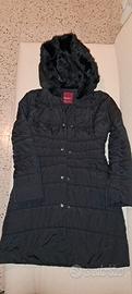 Cappotto tg s con cappuccio in vera pelliccia 