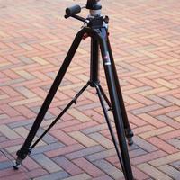 MANFROTTO CAVALLETTO  PESANTE CON TESTA E BORSA