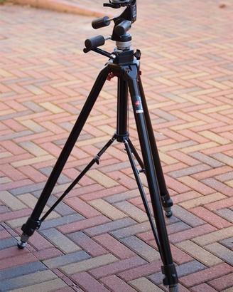 MANFROTTO CAVALLETTO  PESANTE CON TESTA E BORSA