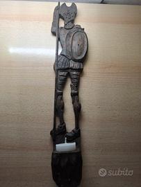 Scultura in legno–Don Chisciotte–Portacandele