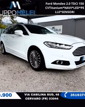 Ford Mondeo 2.0 TDCi 150 CVTitanium*NAVI*LED*PELLE