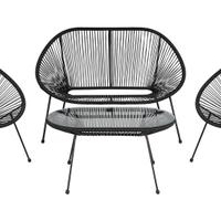 Salottino Da Giardino In Corda