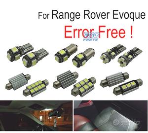 KIT 10 LAMPADE LED INTERNE PER LAND ROVER EVOQUE 1