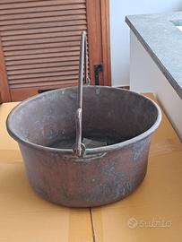PAIOLO IN RAME ANTICO