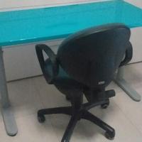 SCRIVANIA 120 x 60 altezza regolabile + SEDIA reg