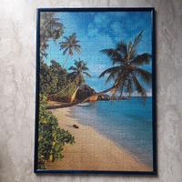 Puzzle da 1000 pezzi incorniciato spiaggia