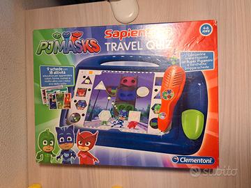 Gioco Sapientino travel quiz Clementoni Pjmasks