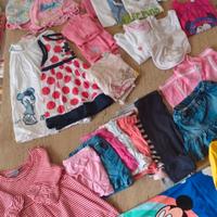 set 12 mesi bambina vestiti estate