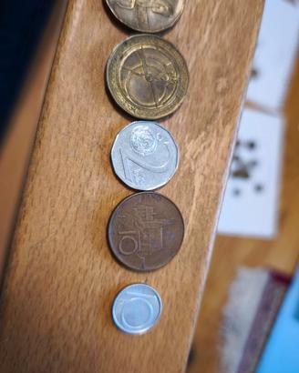 Lotto 5 monete della Repubblica Ceca