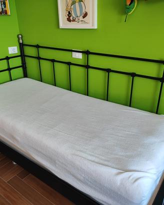 letto singolo con doppio letto