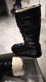 Stivali Superga 4061 Quilted Shiny Black - N. 39 -