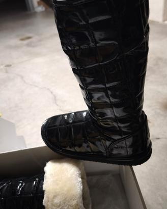 Stivali Superga 4061 Quilted Shiny Black - N. 39 -