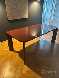 tavolo laccato bordeaux 