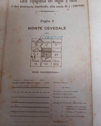 prima guerra carte topografiche 