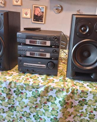 Impianto HI-FI Sony + CASSE ORIGINALI 