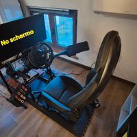 Postazione simulatore Thrustmaster completa