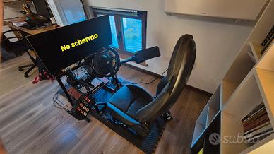 Postazione simulatore Thrustmaster completa