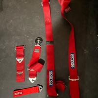 Cintura sparco piu gancio traino