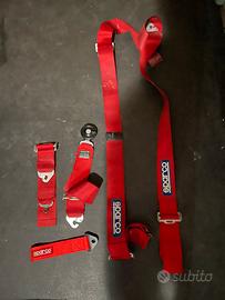 Cintura sparco piu gancio traino