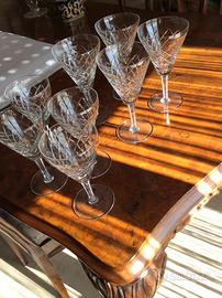 Bicchieri a calice in cristallo a.50 originali