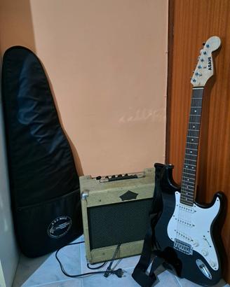 chitarra e amplificatore