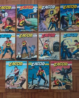 Lotto di 11 Fumetti Tutto Zagor Sergio Bonelli