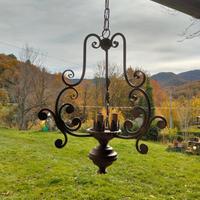 Lampadario in metallo