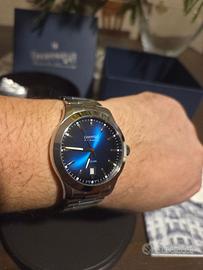 Eberhard AIGLON Grande Taille Blu 41mm NUOVO