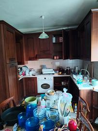 CUCINA ARTE POVERA,TAVOLO E SEDIE,DIVANO E SALA