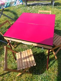 tavolo picnic vintage 