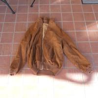 Giubbotto uomo in pelle scamosciata