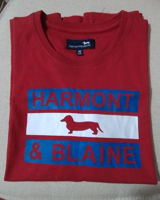 T-shirt rossa Harmont & Blaine - 10 anni