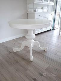 tavolo shabby chic allungabile legno come nuovo