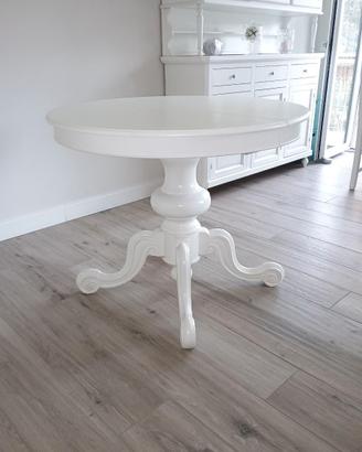 tavolo shabby chic allungabile legno come nuovo