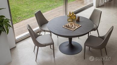 tavolo rotondo allungabile SUN 120 CM