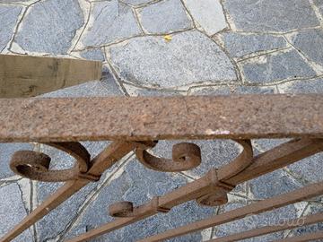 Ringhiera per scala ferro battuto