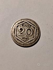 Moneta 20 centesimi 1919