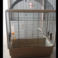 gabbia per pappagallo capiente 
