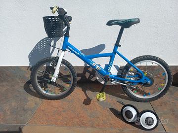 Bici 16" kit di aprendimento bimbo 