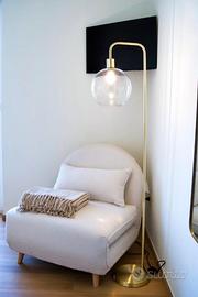 Poltrona divano letto beige
