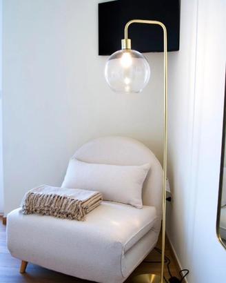 Poltrona divano letto beige