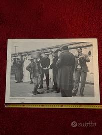 Quadro foto stampa film Totò-Mastroianni no spediz