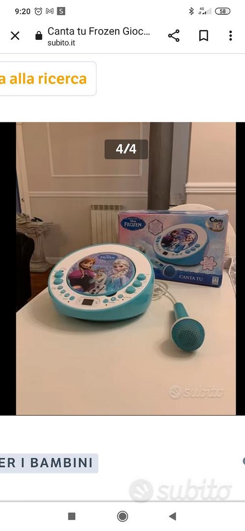 Canta tu frozen giochi preziosi Tutto per i bambini In vendita a