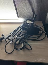 Microfono SHURE MV7X con asta e filo