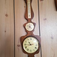 Orologio da parete in legno / igrometro