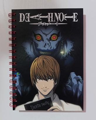 Death Note shadow notebook quaderno A5 righe