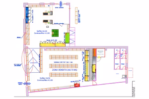 Supermercato attrezzato pronto all'uso - Prov.LT